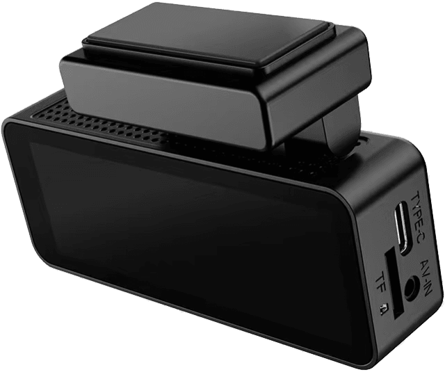 Filtre CPL monté sur la dashcam EV4K