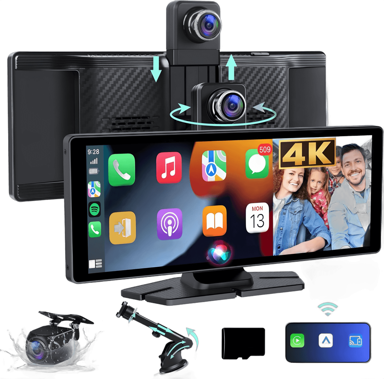 Écran CarPlay CarByNevo D4